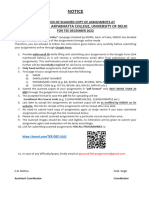 SC0709 Assignment Submission NOTICE TEE Dec 2022