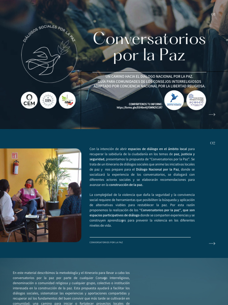 Conversatorios para Construir la Paz | PDF | Valores | Paz