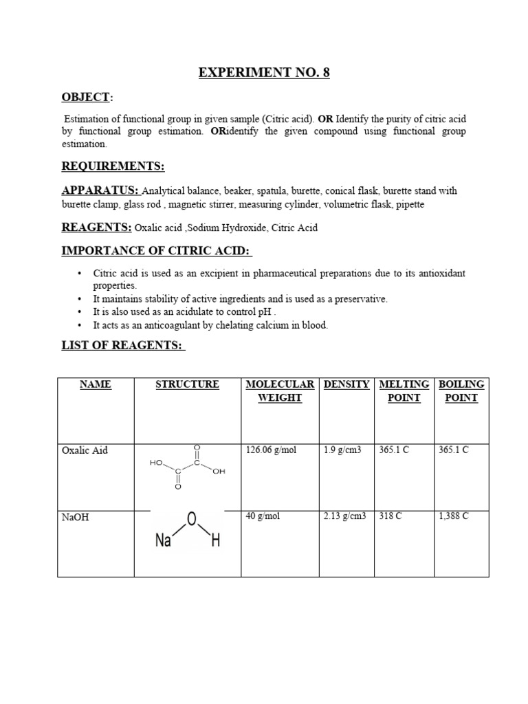 Ex 8 PDF Sodium Hydroxide Acid