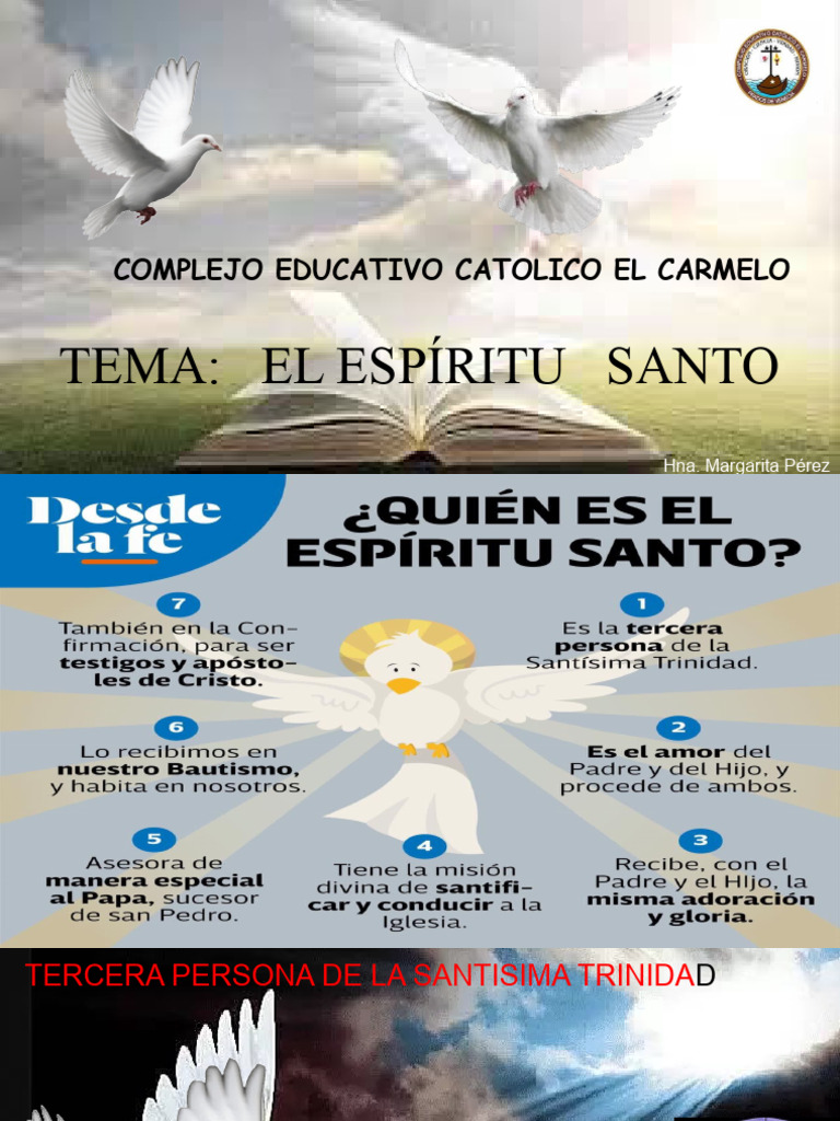 Tema - El Espíritu Santo | PDF | espíritu Santo | Dios en el cristianismo