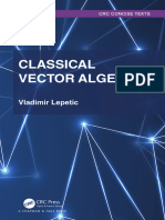 Lepetic V Classical Vector Algebra