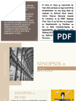 Sinopsis at Bionote