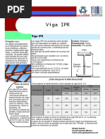 Especificaciones de Vigas IPR | PDF