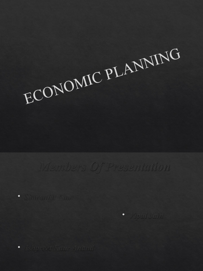 Overview of Economic Planning in India | PDF | Economic Growth ...