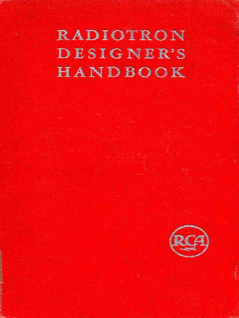 洋書 Radio Designer's Handbook fourth edition Radiotron Designer's Handbook 4th Edition | PDF | Vacuum