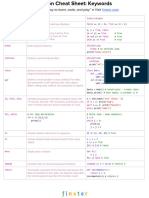 Python Notes and Cheat Sheets