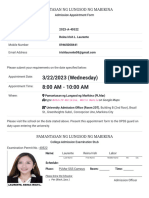 PLMar Admission Form