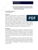 Ensayo Procedimiento Administrativo y Defensa Contribuyente - Flor de María Sintú Aguilar