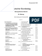 Deutscher Bundestag: Stenografischer Bericht 65. Sitzung