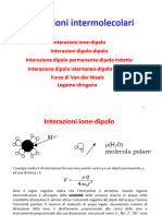 8 Interazioni Intermolecolari