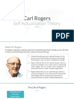 Carl Rogers Self-Actualization Theory Person-Centered Theory