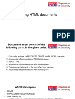 Writing HTML Document