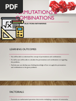 Permutations Combinations