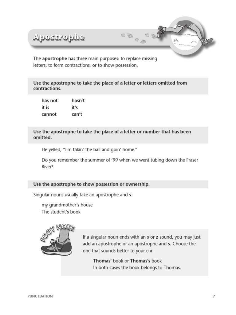 Punctuation capitalisation rules pdf