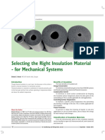 Selecting The Right Insulation Material PDF