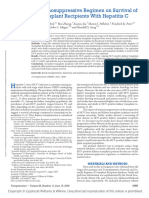 Impact of Immunosuppressive Regimen On Survival Of.20