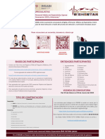 Convocatoria Médico (A) Especialista, Egresados de La Residencia Segundo Proyecto - Sin Cinshae