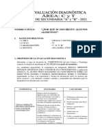 PLANIFICACIÓN DE LA EXPERIENCIA DE EVALUACIÓN SIGNIFICATIVA 2doa Yb SEC. 2021