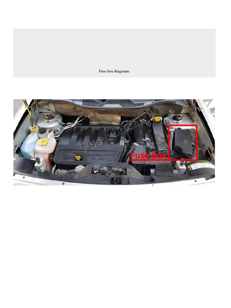 Jeep Patriot Fuse Box Diagrams 2007-2008 | PDF | Components | Land Vehicles