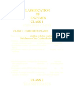 Classification of Enzymes: Oxidoreductases