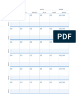 Plantilla Calendario Organizador