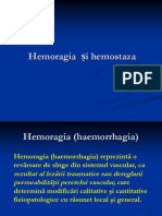 Hemoragia Și Hemostaza