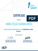 Certificado Ratios Financieros BCP