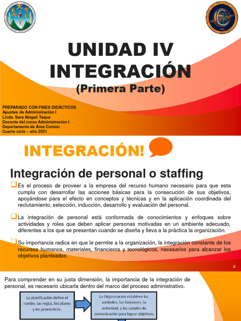 Objetivos de la Integración de Personal | PDF | Negocios