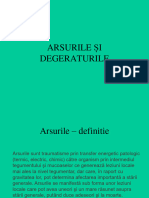 Arsurile si degeraturile