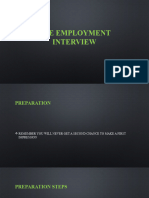 The Employment Interview