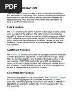 Excel Functions