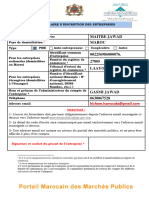 PMP Formulaire Inscription Entreprise 2020