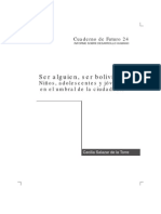 Ser Alguien, Ser Boliviano. Trabajo, Educación y Ciudadanía Juvenil en Bolivia