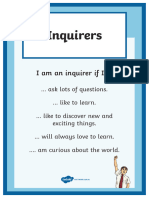 Pyp Learner Profiles Display Posters English - Ver - 3