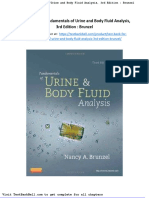 Test Bank For Fundamentals of Urine and Body Fluid Analysis 3rd Edition Brunzel