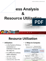 CH 11 - Process Analysis - Resource Utilization