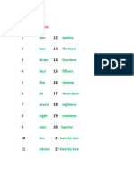 Vocabulario Ingles