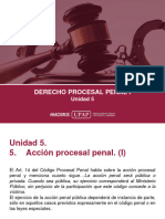 Unidad V - Presentación - Derecho Procesal Penal I