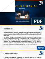 Derecho Notarial - Semana 1 - Upao