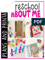 Preschool All About Me Plans and Printables Preview