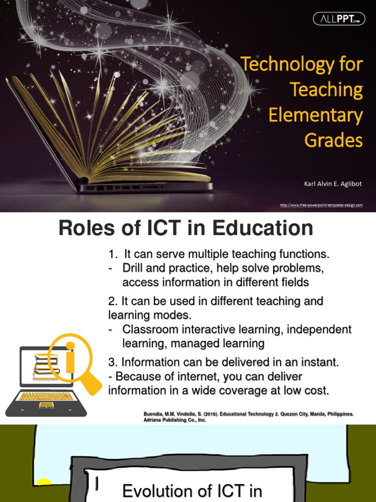 History of Instructional Materials and Roles of ICT and Computers PDF