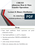 Lecture 8-Binary Distillation 