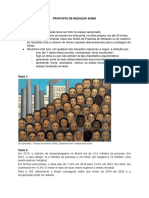 Proposta de Redação - O Cenário Do Mercado de Trabalho No Brasil Atual