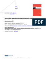 Will Mobile Learning Change Language Learning