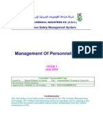 MOPC-Procedure For Personnel (After Dupont Revision)