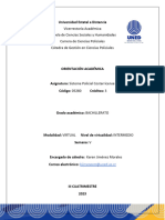 Vicerrectoría Académica Escuela de Ciencias Sociales y Humanidades Carrera de Ciencias Policiales Cátedra de Gestión en Ciencias Policiales