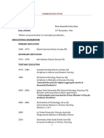 CURRICULUM VITAE CV Madam Nov 2022