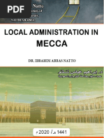 Local Administration in Mecca