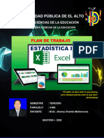 Plan Estadistica I Cce 2022