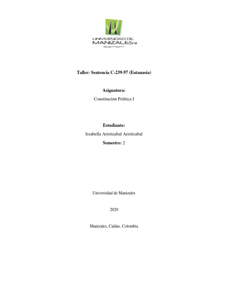 Sentencia 239 de 1997 | PDF